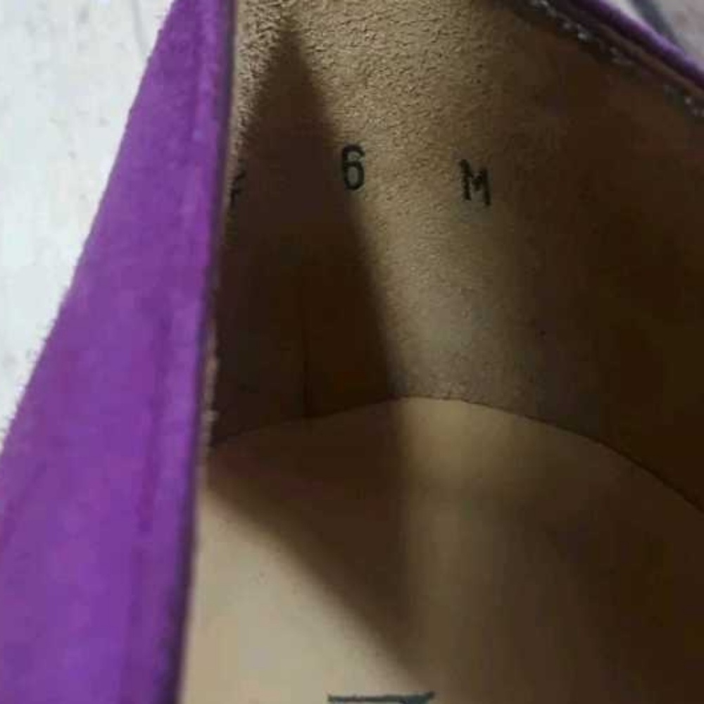 Charles Jourdan Paris Suede Leather Heels Size 6 M - Picture 5 of 6